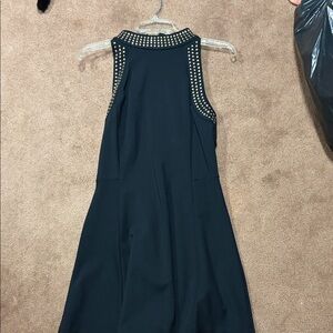 Michael Kors Black Dress with Silver Studs